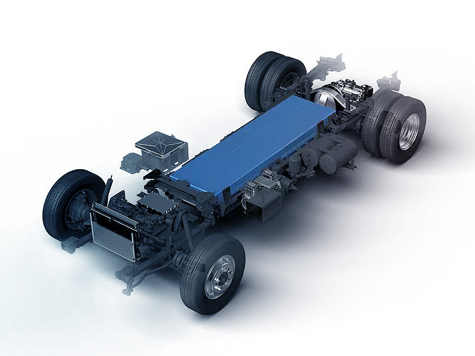 podwozie ciężarowego pojazdu FOTON