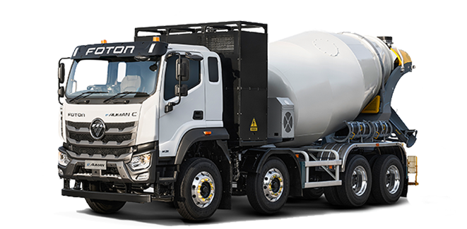 elektryczne pojazdy ciężarowe - FOTON eAUMAN - mixer, gruszka