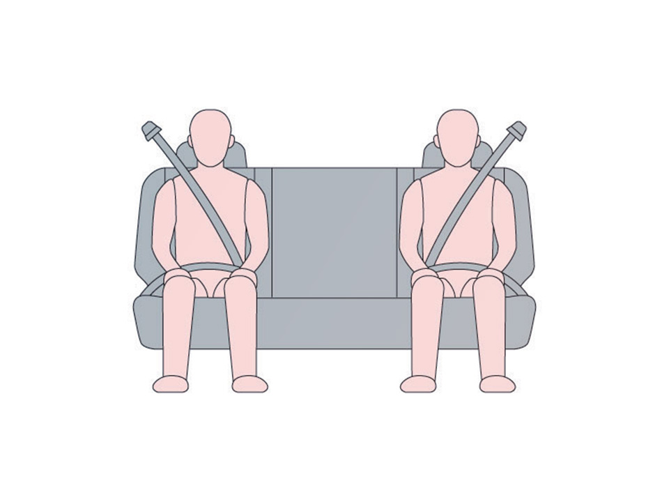 elektryczny VAN FOTON eTOANO Pro - pasy bezpieczeństwa dla wszystkich pasażeró