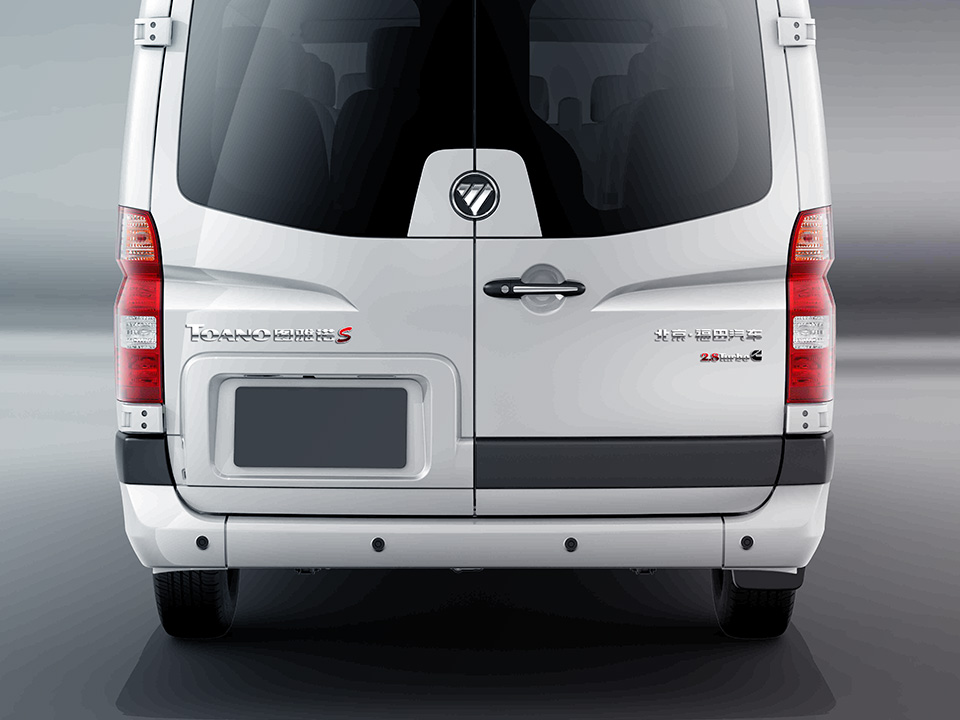 elektryczny VAN FOTON eTOANO Pro - widok z tyłu