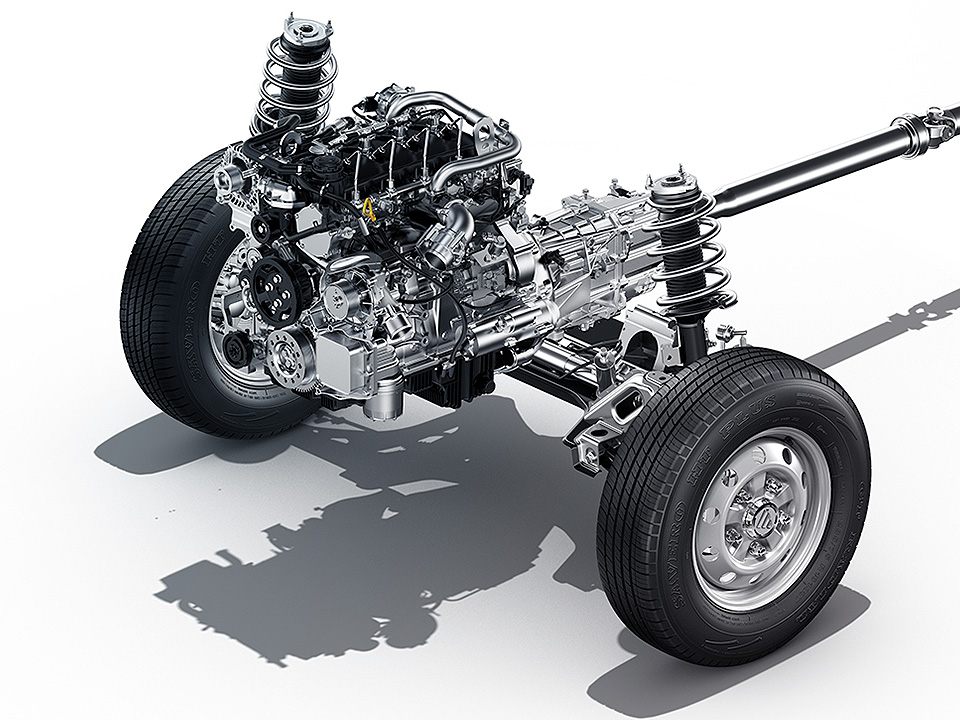 elektryczny VAN FOTON eTOANO Pro -niezawodne wydajne zawieszenie