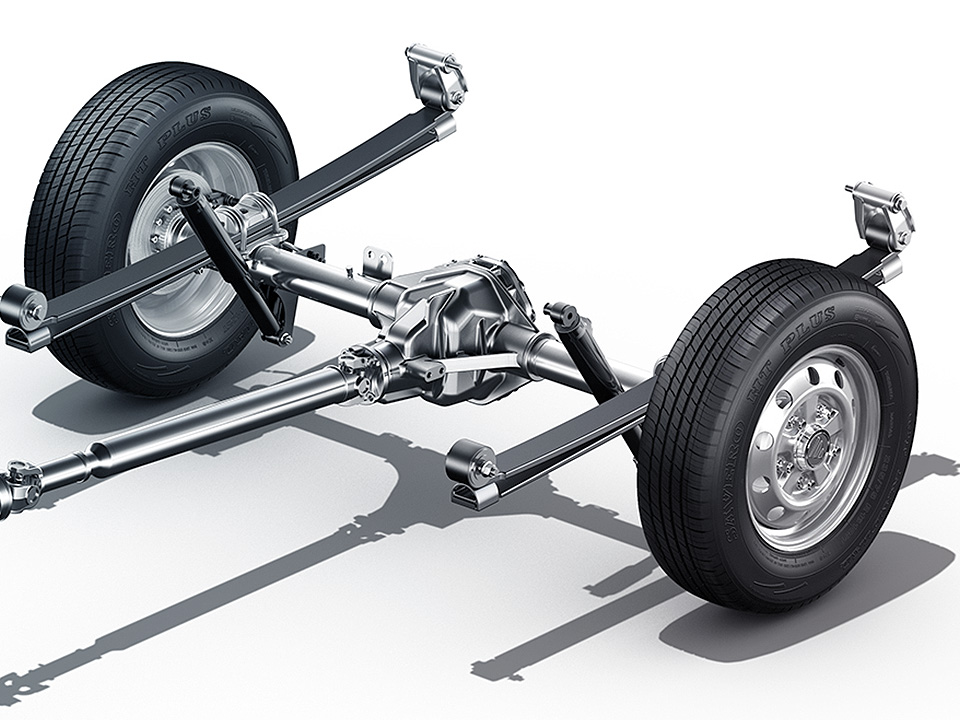 elektryczny VAN FOTON eTOANO Pro -Wzmocnione zawieszenie z resorami piórowymi