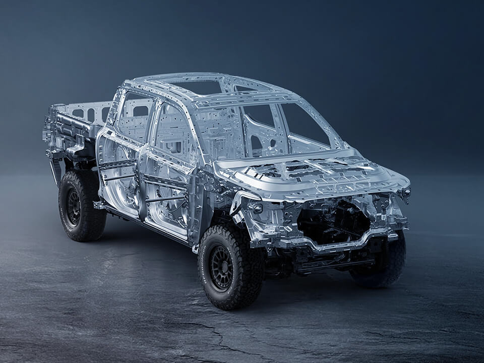 PICKUP 4x4 FOTON TUNLAND V9 - Konstrukcja zapewniająca maksymalne bezpieczeństwo